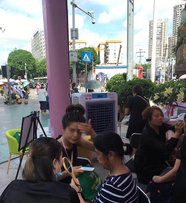 ZLG理工移動冷風(fēng)機(jī)租賃